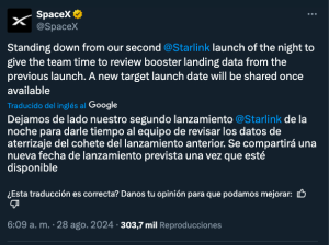 SpaceX aplaza la misión histórica que prevé primera caminata espacial privada
