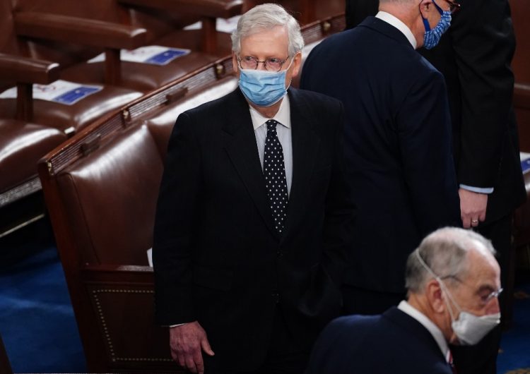 No hay posibilidad de un juicio “justo” a Trump antes de que Biden tome protesta: líder del Senado