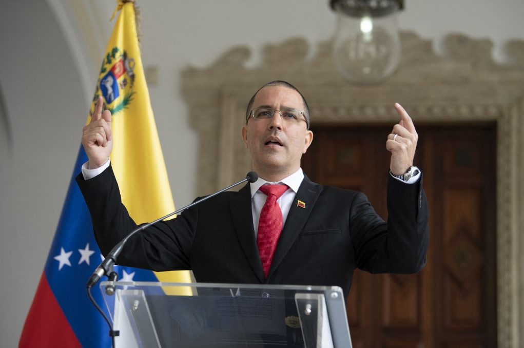 El canciller de Venezuela Jorge Arreaza. (Foto: Yuri CORTEZ / AFP)