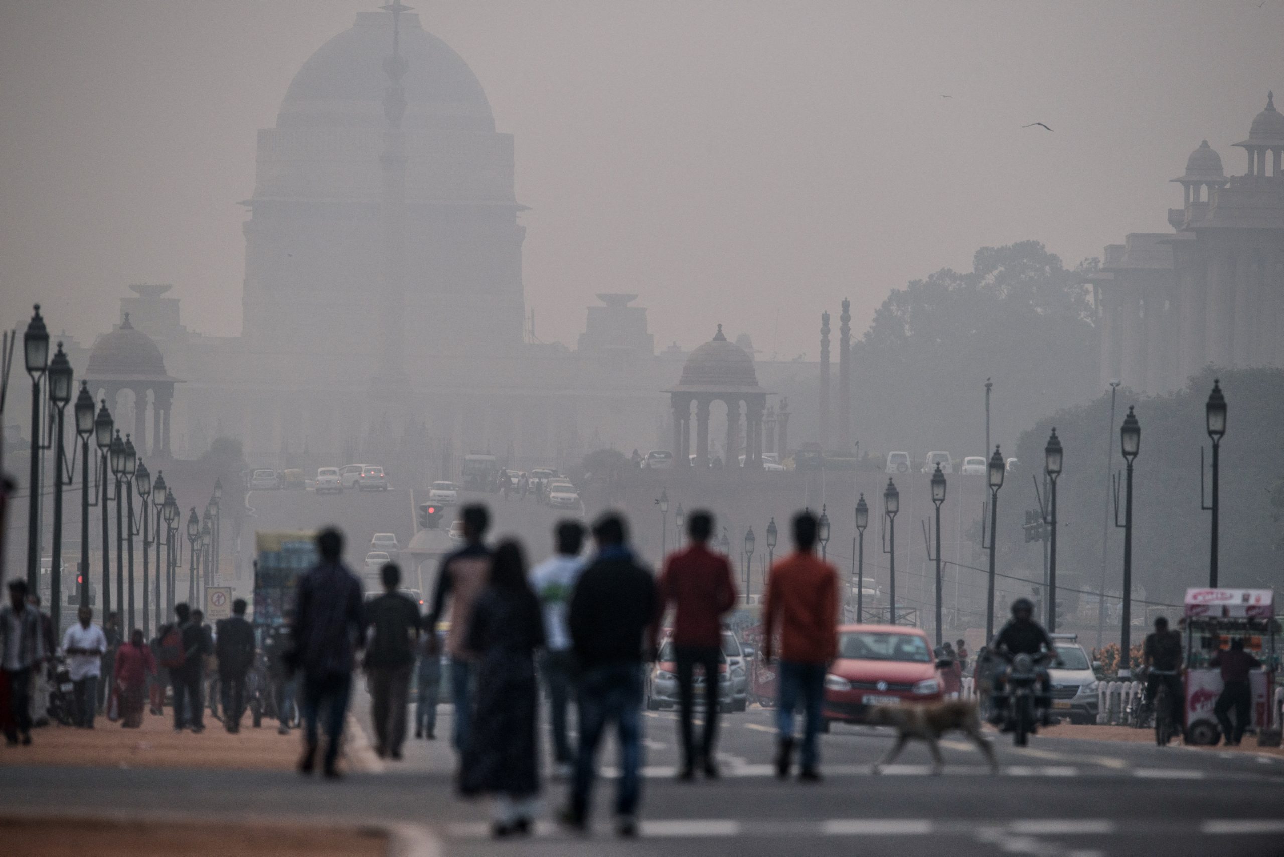 La contaminación atmosférica reduce un promedio de más de dos años la esperanza de vida. Foto: Roberto Schmidt/AFP