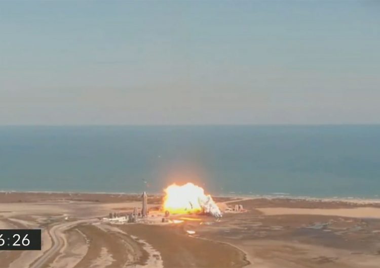 Prototipo de cohete SpaceX estalla al aterrizar; es el segundo caso en dos meses