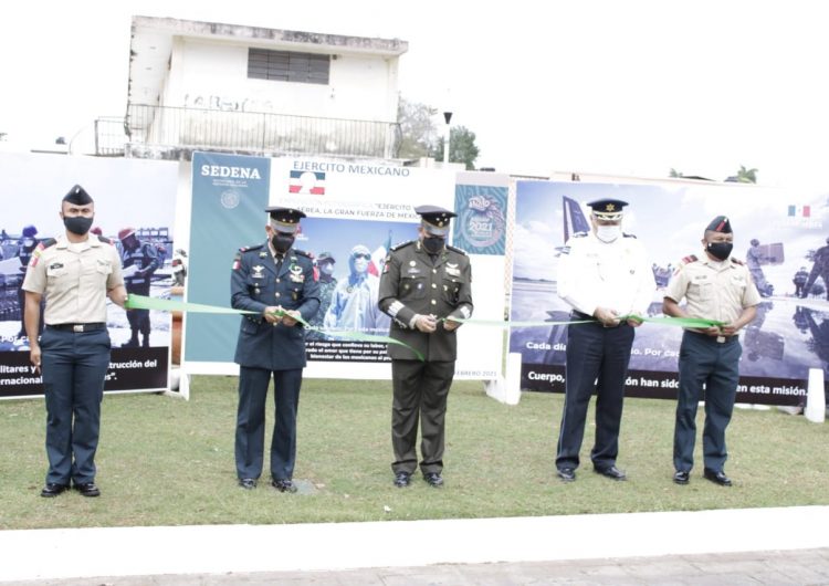 Inaugura Ejército expo fotográfica