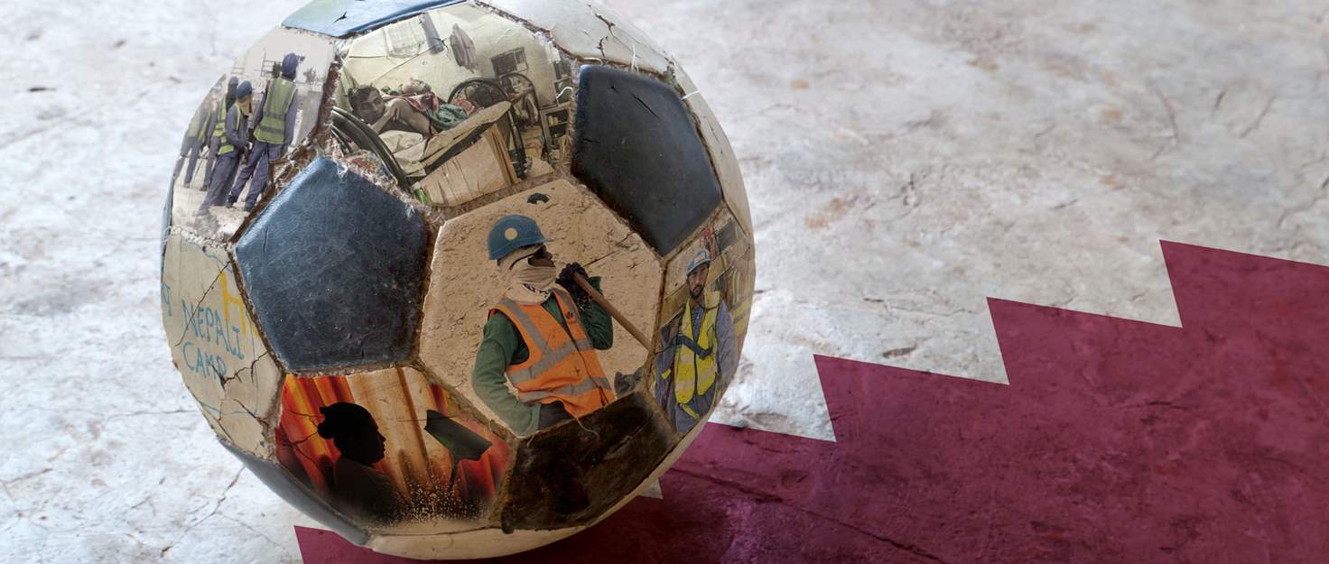 Amnistía Internacional ha pedido a la FIFA poner fin a los abusos contra los trabajadores. Foto: Amnistía Internacional
