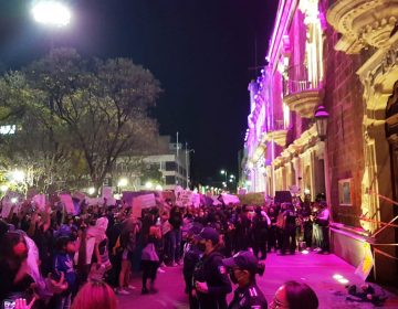 Manifestación #8M termina en caos y represión en Aguascalientes