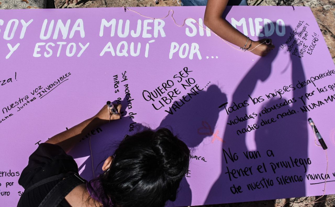 En México miles de mujeres tanto en la ciudad capital como en los estados salieron a las calles. Foto: Cuartoscuro