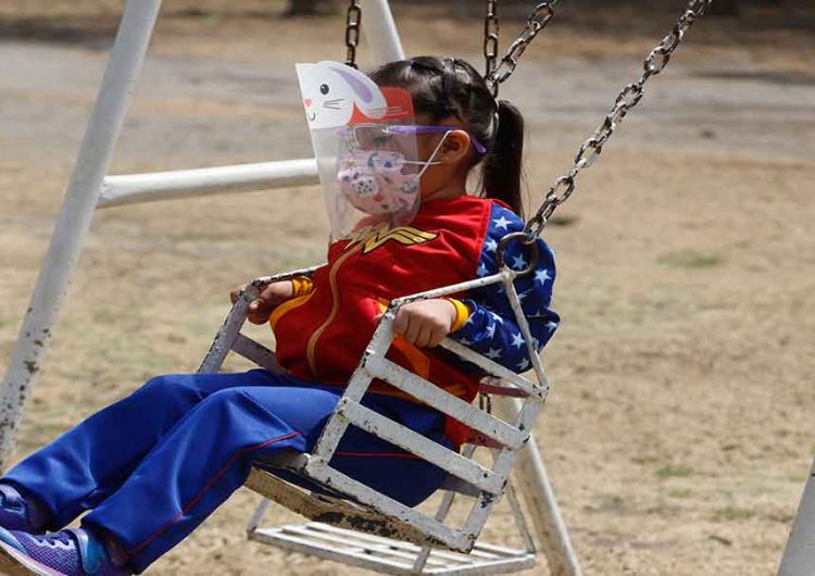 Niños poblanos piden que ya se vaya el Coronavirus