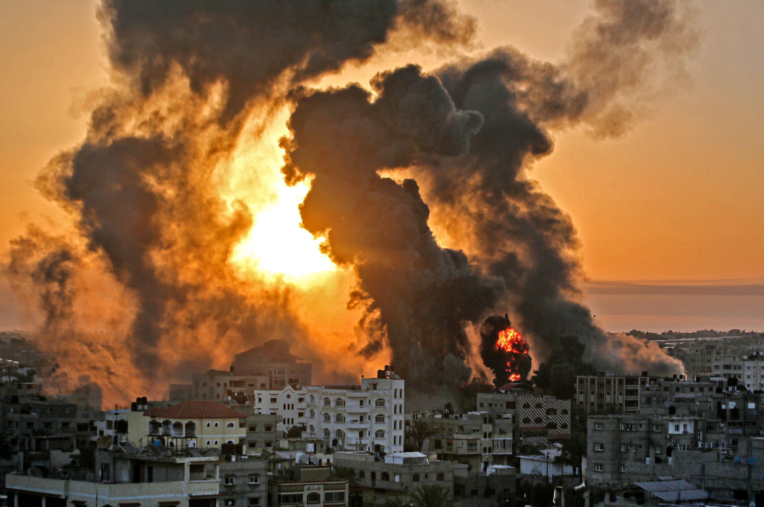 El Ministerio de Salud de Gaza reportó que por lo menos 230 palestinos murieron. Foto: Youssef Massoud/AFP