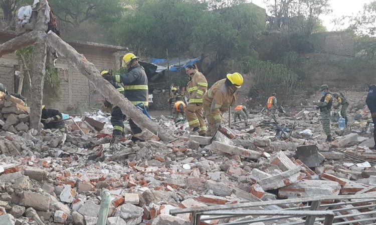 Víctimas estaban haciendo la limpieza cuando ocurrió la explosión