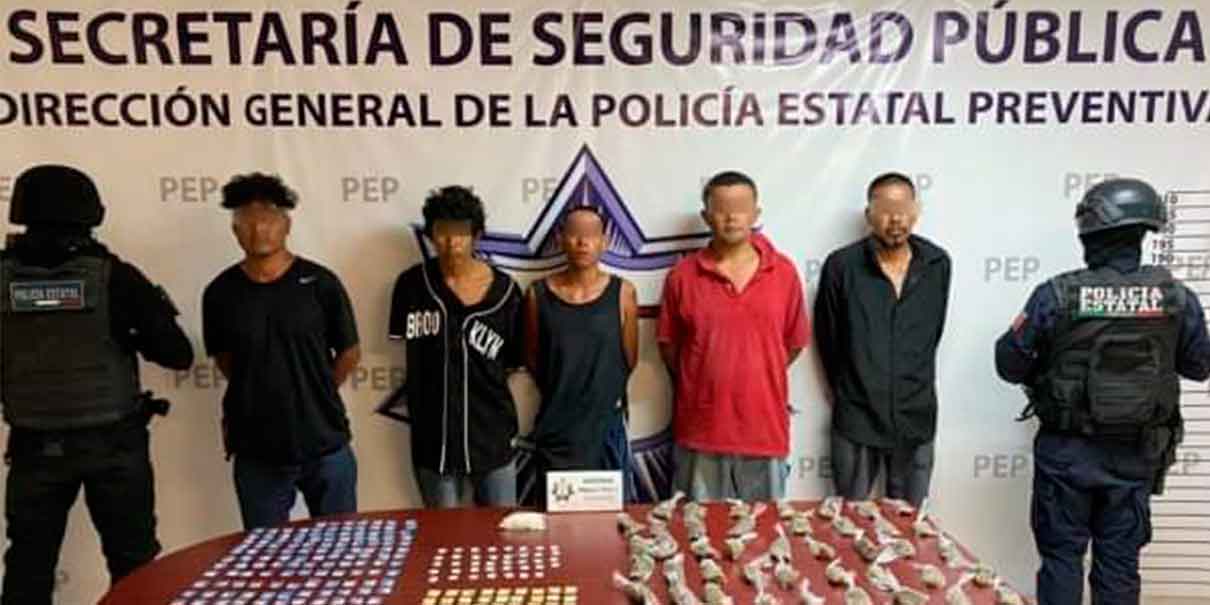 Detuvieron a seis integrantes de Los Rojos en la Mixteca poblana