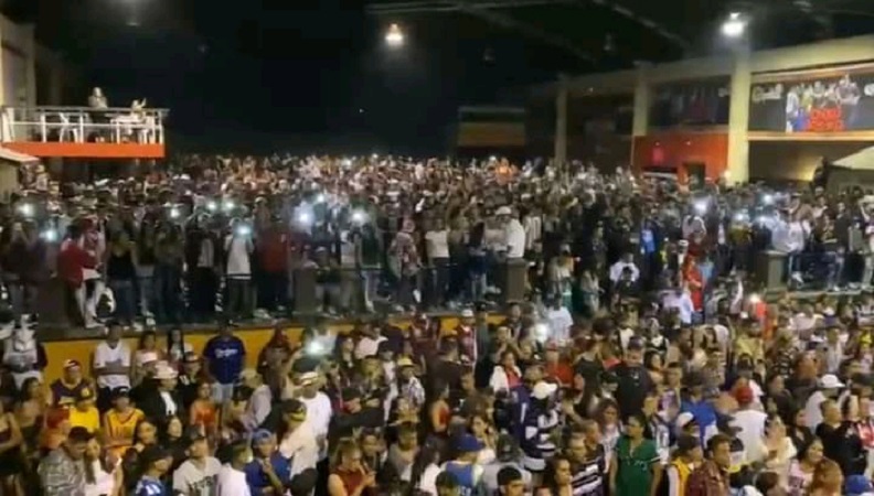 Foto: Baile masivo realizado el fin de semana en Aguascalientes.