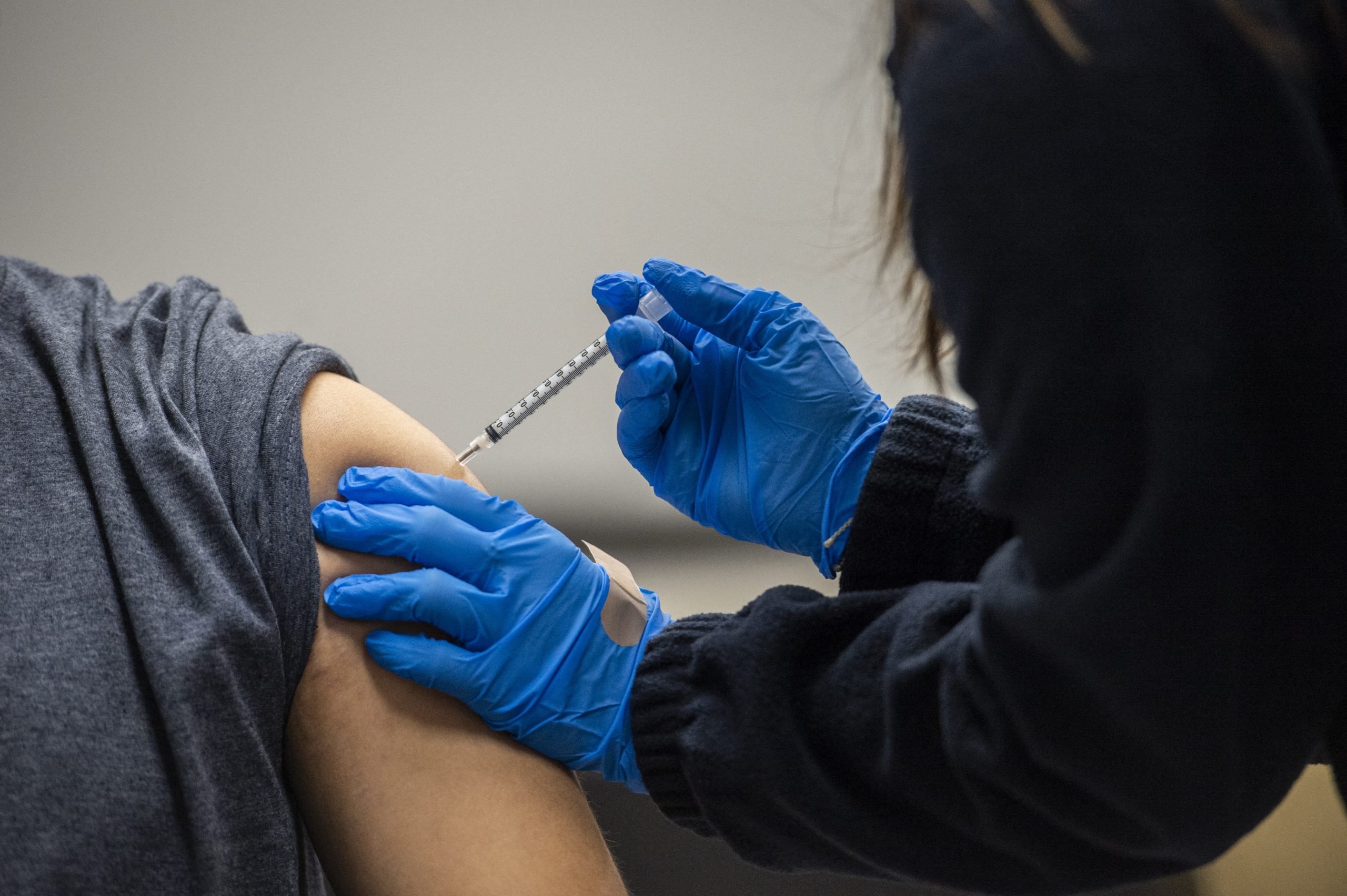 Se trata del primer objetivo no alcanzado en términos de vacunación. Foto: Joseph Prezioso/AFP