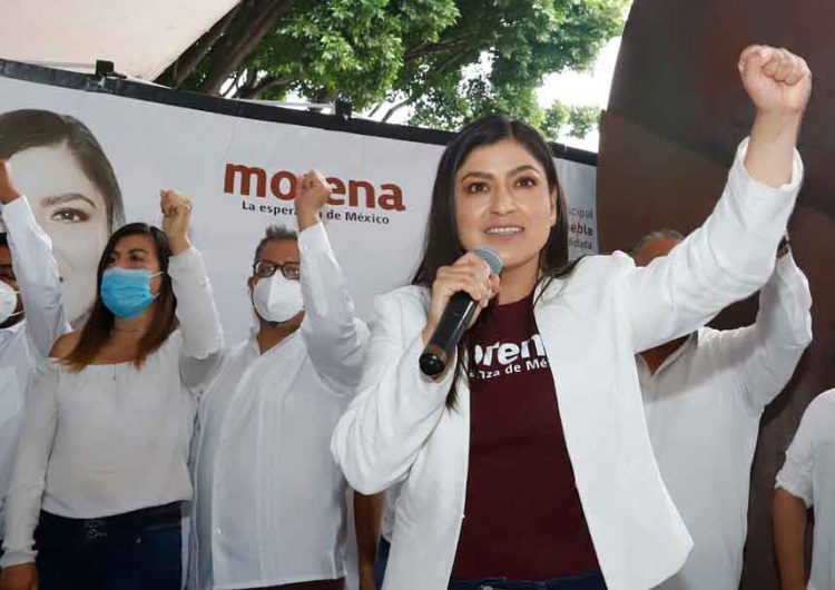 Con poco respaldo, Claudia Rivera cierra campaña y pide luchar por la 4T