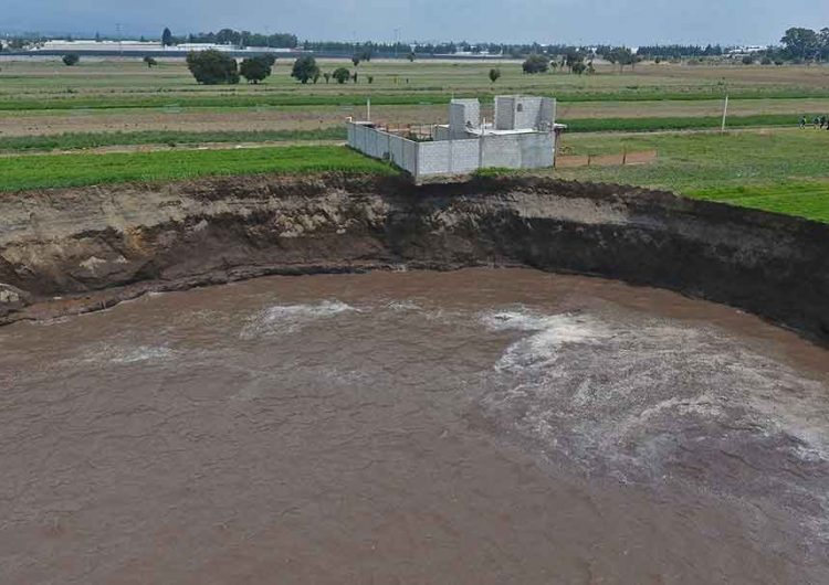 El día que el suelo se hundió en Puebla