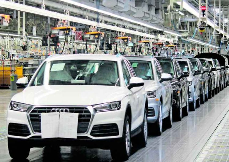 Sin insumos, AUDI Puebla sufre más paros técnicos