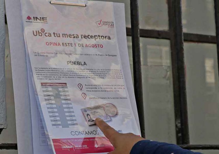 En tres sencillos pasos podrás participar en la Consulta Popular 2021 en Puebla