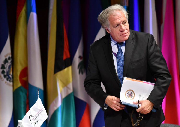 Secretario general de la OEA anuncia que dio positivo a covid-19