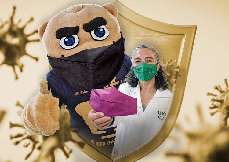 Investigadores de la UNAM crean cubrebocas que inactiva el covid-19