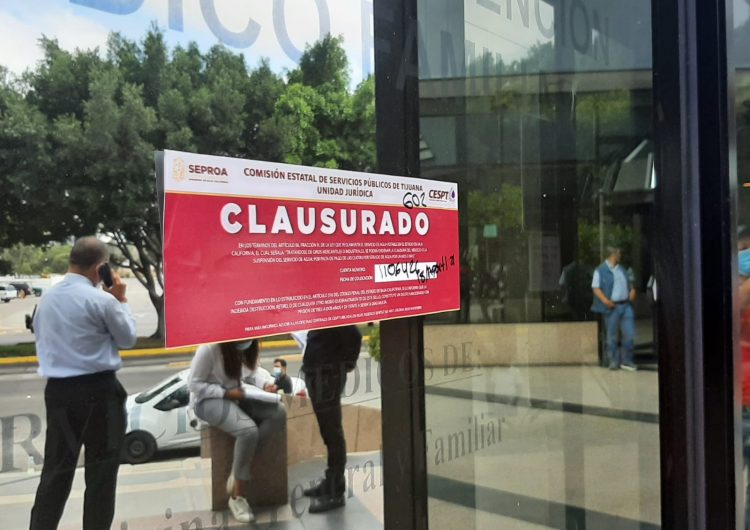 Clausura CESPT oficinas de Grupo Concordia por adeudo de 101 millones de pesos