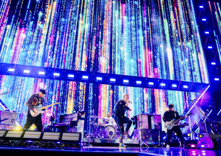 Así será la gira mundial ecorresponsable de Coldplay en 2022