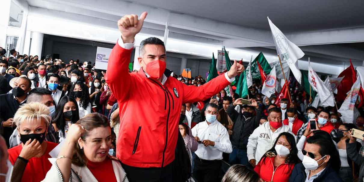 Alejandro Moreno: al PRI nada lo detiene, daremos la lucha para que a Puebla le vaya mejor