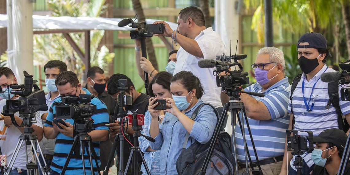 Managua. La prensa independiente es uno de los objetivos principales de las amenazas y agresiones del gobierno de Nicaragua. (Foto: Inti Ocon/AFP)