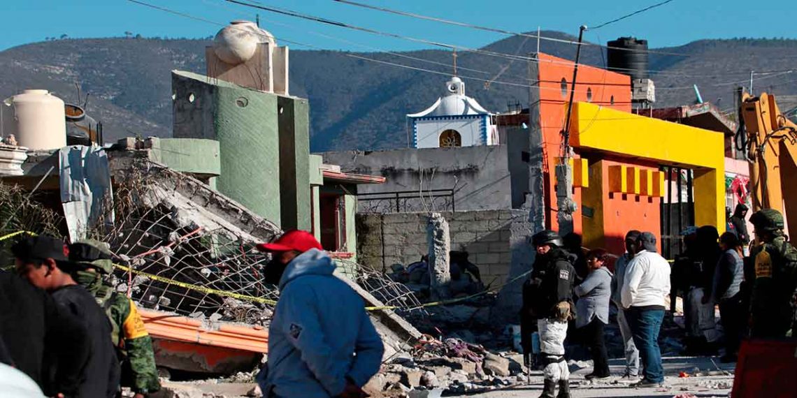 6 muertos y 9 heridos por explosión de polvorín en Felipe Ángeles