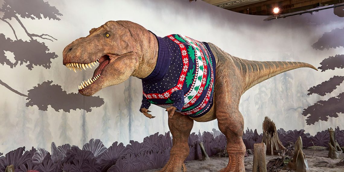 Carla Treasure, del Museo de Historia Natural, dijo: "Creo que se ve absolutamente fabuloso". (Foto: British Christmas Jumpers)