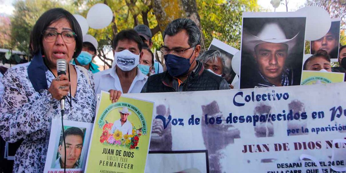 Voz de los Desaparecidos, inseguridad, gobierno de Puebla, Miguel Barbosa, desaparecidos en Puebla