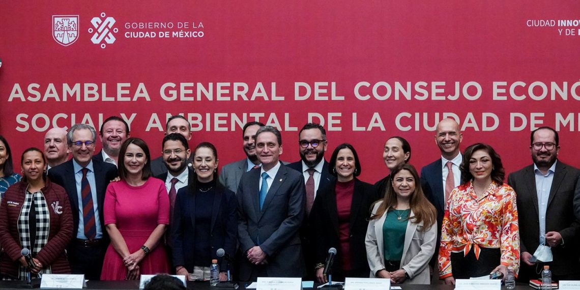 Asamblea General 2022 del Consejo Económico, Social y Ambiental de la Ciudad de México. (Foto: Galo Cañas/Cuartoscuro)