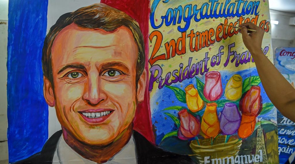 La reelección de Macron tuvo lugar en un contexto de descontento entre los jóvenes y entre los desilusionados votantes del izquierdista Jean-Luc Mélenchon. (Foto: Punit Paranjpe/AFP)