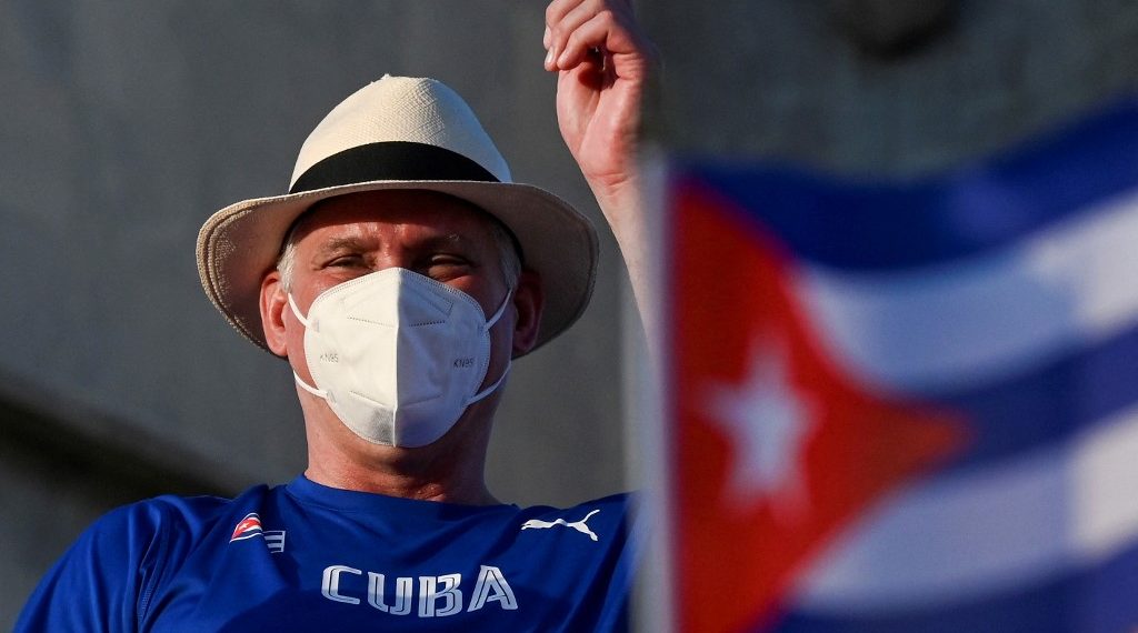 Díaz-Canel acusó a Estados Unidos de "ejercer brutales presiones. (Foto: Yamil Lage/AFP)