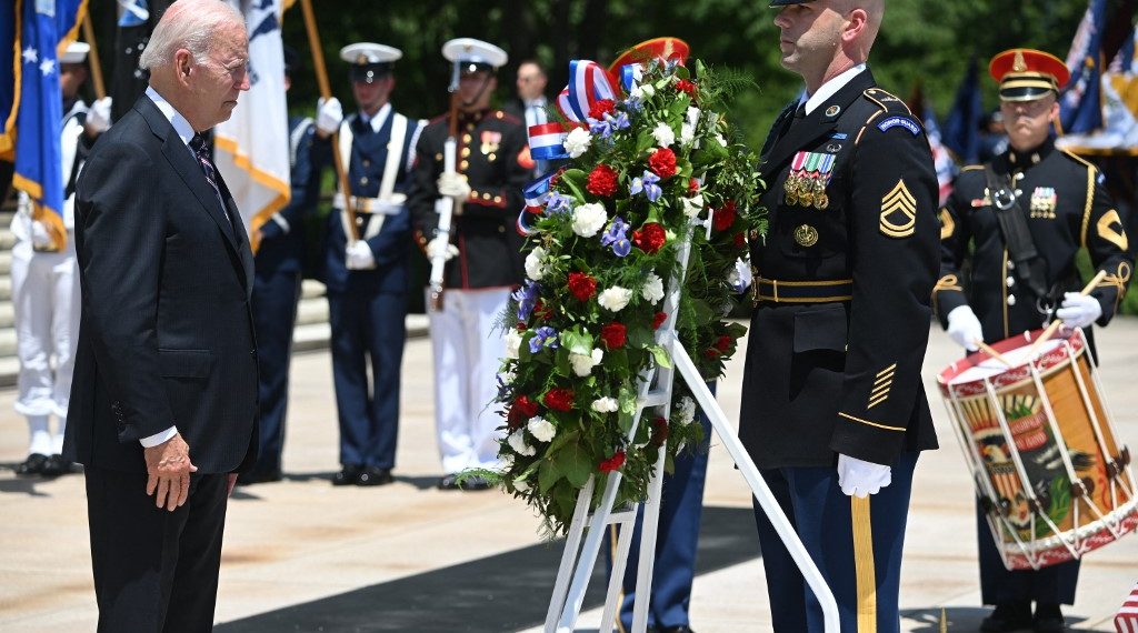 En la fecha de la conmemoración es una tradición que el presidente de los Estados Unidos dé un discurso. (Foto: Saul Loeb/AFP)