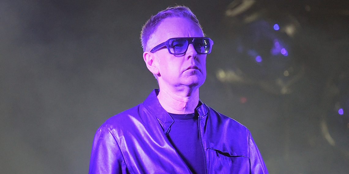 Andy Fletcher, en un concierto de Depeche Mode en el American Airlines Arena, el 15 de septiembre de 2017, en Miami, Florida. (Foto: Gustavo Caballero/Getty Images/AFP)