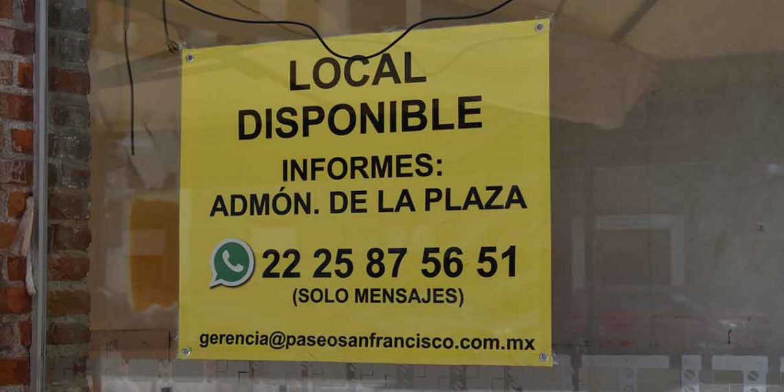 En Puebla, 2 mil empresas cerradas en dos años de pandemia Covid