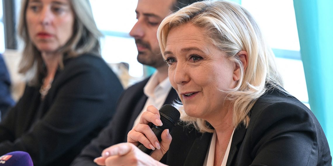 Marine Le Pen, lideresa del partido francés de extrema derecha Rassemblement National. (Foto: Pascal Guyot/AFP)