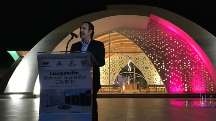 Omar Fayad inaugura monumento ecuménico en Pachuca