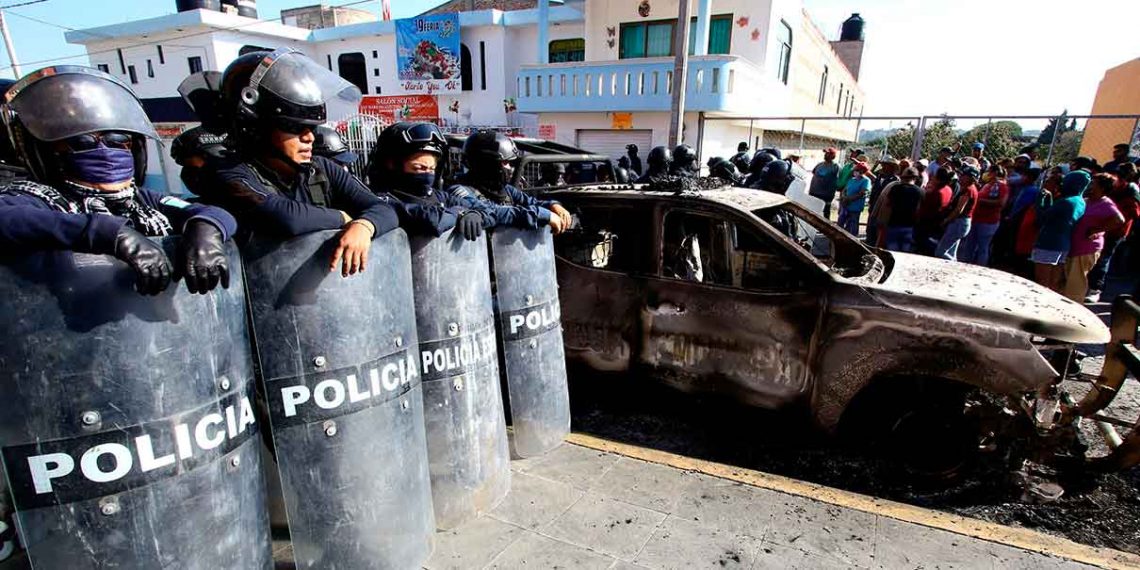Enfrentarán la justicia a los responsables de la quema de patrullas en Calpan
