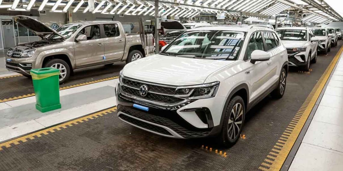 Volkswagen Puebla se va a paro en la producción de Taos y Jetta