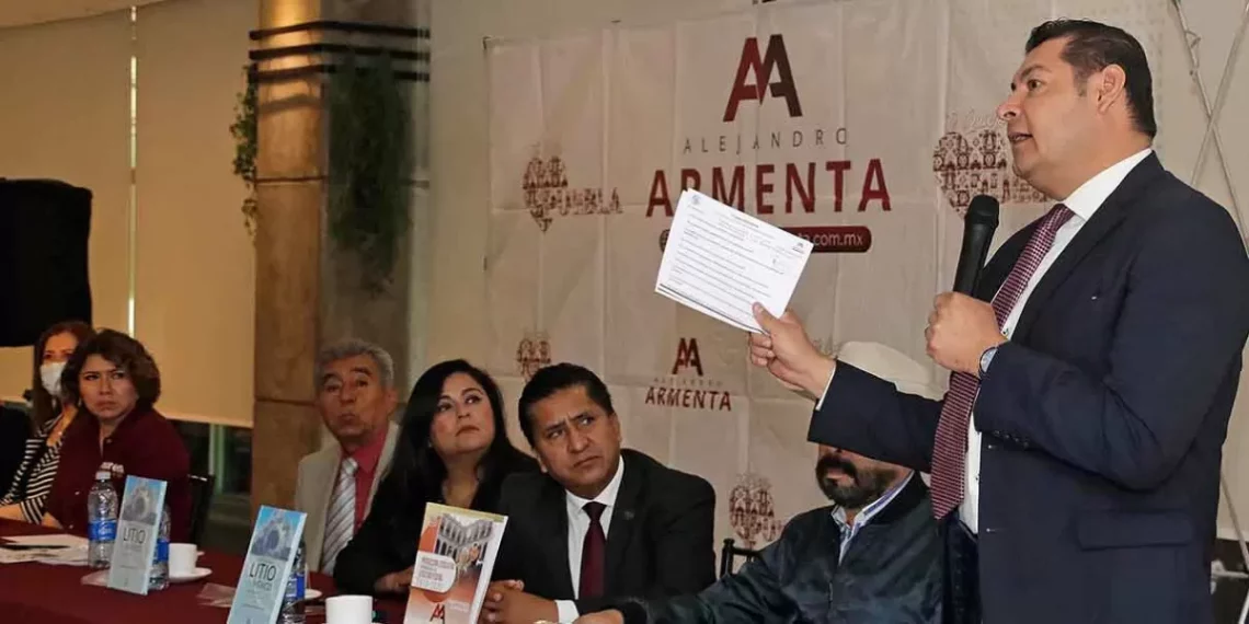 Armenta: el candidato oficial de Morena a la gubernatura de Puebla será el o la más competitiva