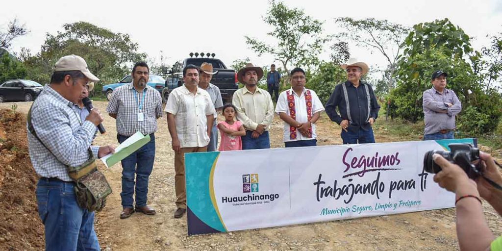 Arranca segunda etapa de construcción del camino artesanal Cuacuila-Xaltepec