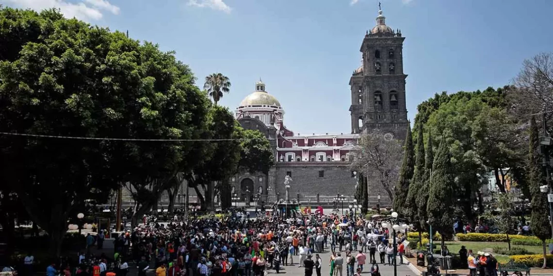 Participan más de 9 mil trabajadores de ayuntamiento de Puebla en Simulacro Nacional de Sismo