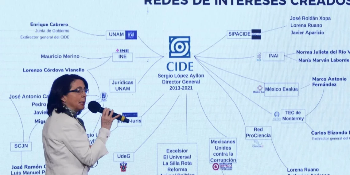 Álvarez-Buylla, titular del Conacyt, acusó al CIDE de pertenecer a una red de intereses económicos para beneficio de académicos, investigadores y empresarios.