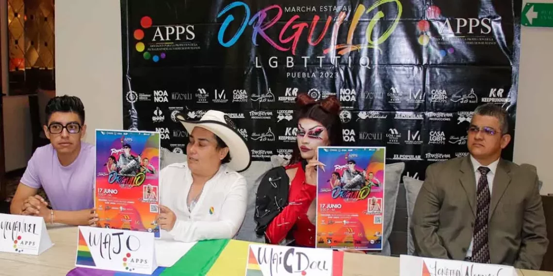 Marcha del Orgullo LGBT será el 17 junio en Puebla