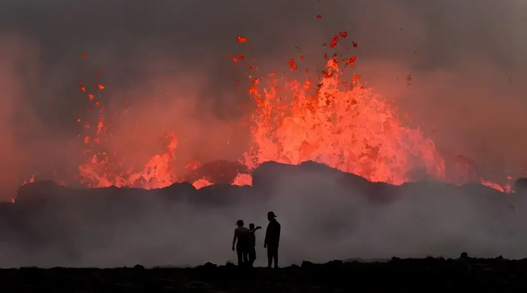 Volcán islandés peligroso