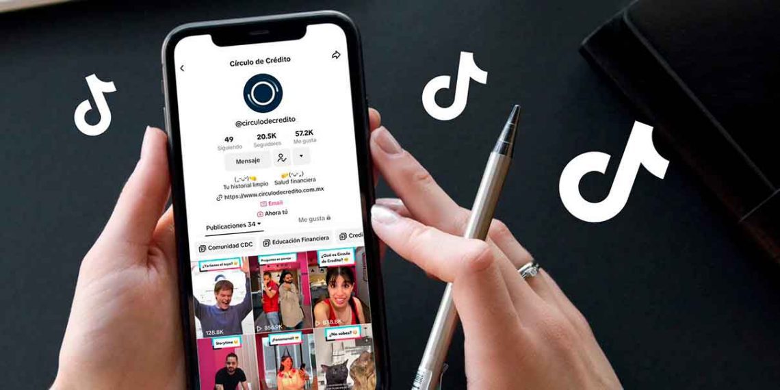 Círculo de Crédito al Frente en TikTok con Educación Financiera