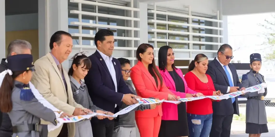 Entregan nueva infraestructura educativa al sur de la capital de Aguascalientes