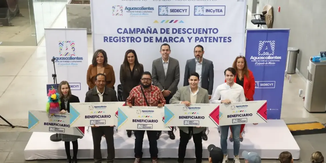 Emprendedores de Aguascalientes podrán registrar su marca con el 90% de descuento