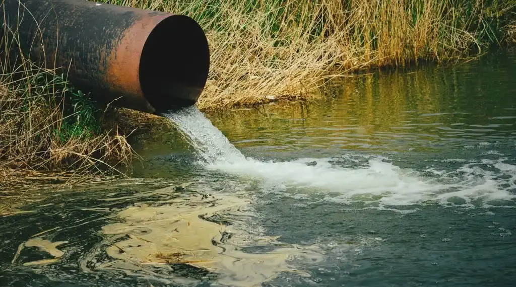 Aguas residuales en químicos