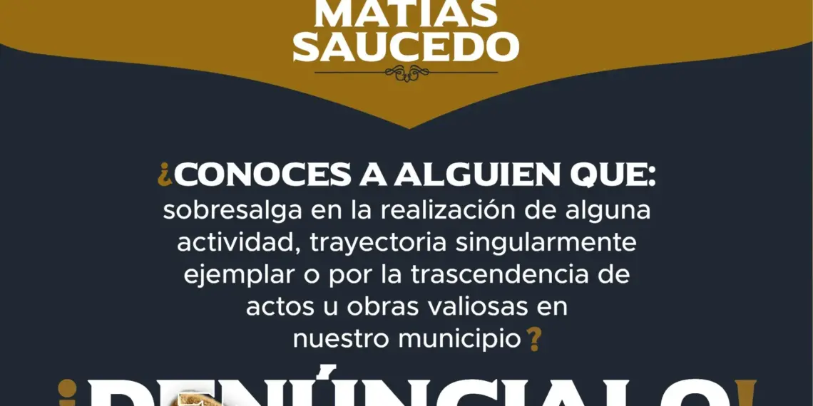 Jesús María busca candidatos para el premio Matías Saucedo