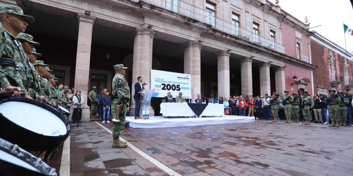 Realizan sorteo para el Servicio Militar en Aguascalientes